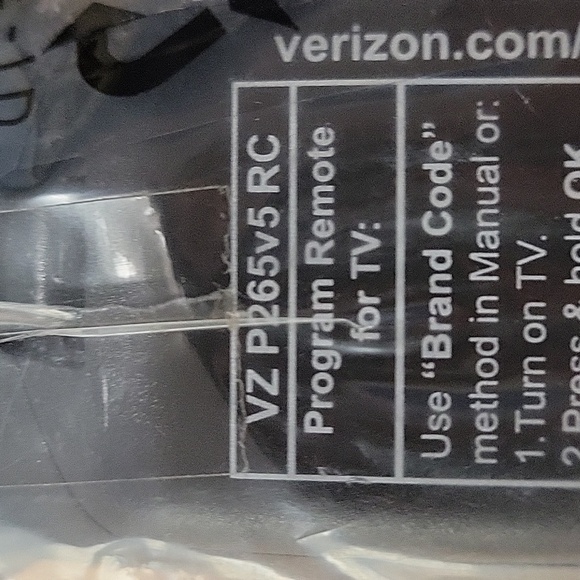 New Verizon Fios Remote P265v5 - Picture 4 of 5